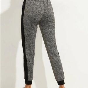 Grey Pocket Tie Waist Pants
